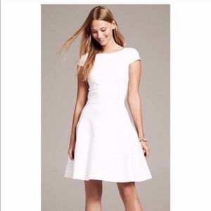 Banana Republic White Cap Sleeve Dress Size 0